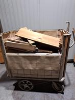Industriële waskar/transport kar inclusief hout, 100 liter of meer, Ophalen, Gebruikt, Transportkar