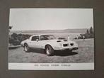Pontiac Firebird Formula persfoto - 1976, Ophalen of Verzenden, Zo goed als nieuw, Overige merken