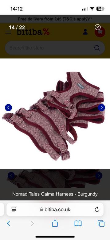 Nomad Tales Calma bordeaux rood tuigje nieuw in verpakking  beschikbaar voor biedingen