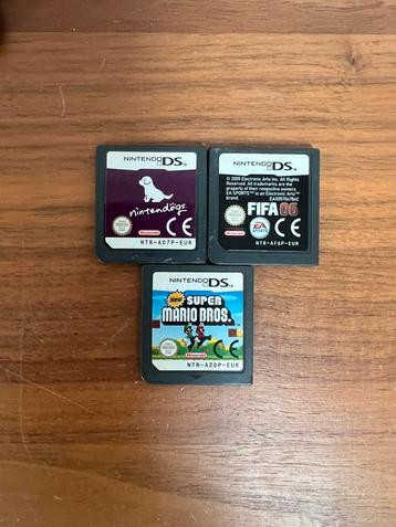Mario nintendogs fifa DS  beschikbaar voor biedingen
