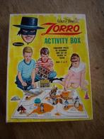 Disney Zorro activity box Whitman 1965, Ophalen of Verzenden, Overige figuren, Gebruikt, Beeldje of Figuurtje