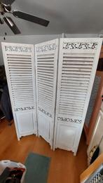 Brocante kamerscherm wit, Ophalen, Gebruikt