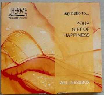 Wellnessbox Therme Orange Happines beschikbaar voor biedingen