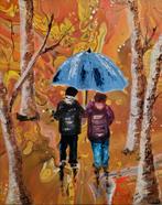 Schilderij herfst, Antiek en Kunst, Ophalen of Verzenden