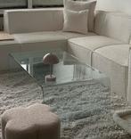 Glazen design salontafel., Ophalen, 100 tot 150 cm, 50 tot 100 cm, Minder dan 50 cm