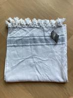 Wit grijze hamamdoek, Huis en Inrichting, Badkamer | Badtextiel en Accessoires, Ophalen of Verzenden, Nieuw, Wit, Handdoek