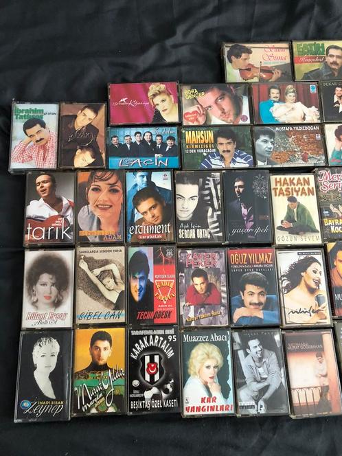 Turkse Cassettes met bewaardoos kosten 10 euro per stuk., Cd's en Dvd's, Cassettebandjes, Zo goed als nieuw, Origineel, Wereldmuziek