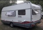 Caravan Home Car Racer Trophy 45 HMF 2006 inclusief tent, Caravans en Kamperen, Caravans, Hordeur, Home-car, Treinzit, Vast bed