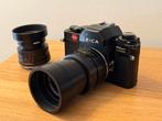 Leica R3 set met Elmarit-R 35mm 2.8 en Elmarit-R 90mm 2.8, Ophalen of Verzenden, Gebruikt, Spiegelreflex, Leica