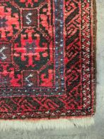 Handgeknoopt Perzisch wol mini Afghan tapijt 47x77cm, Huis en Inrichting, Stoffering | Tapijten en Kleden, Crème, Minder dan 50 cm