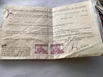Vergunning Apeldoorn 1961 - Woongelegenheid Document Antiek, Ophalen of Verzenden, Brief