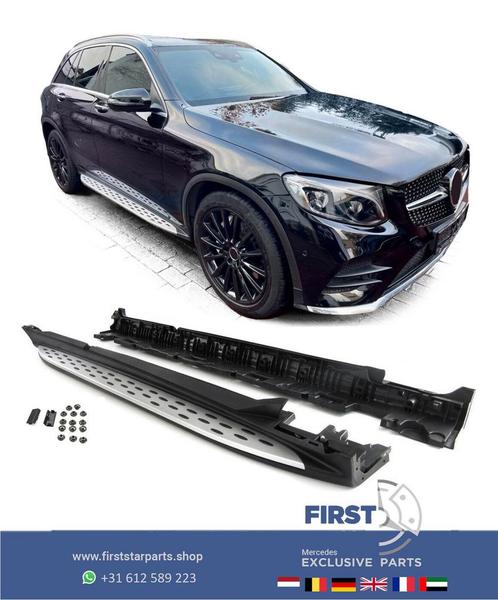 W253 C253 GLC AMG ZIJSKIRT TREEPLANK SET DORPEL LIJSTEN Merc, Auto-onderdelen, Carrosserie en Plaatwerk, Bumper, Mercedes-Benz