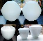 12x Antieke Witte Jugendstil Bauhaus & Thabur Lamp Zie Omsch, Huis en Inrichting, Ophalen of Verzenden, Zo goed als nieuw, Glas