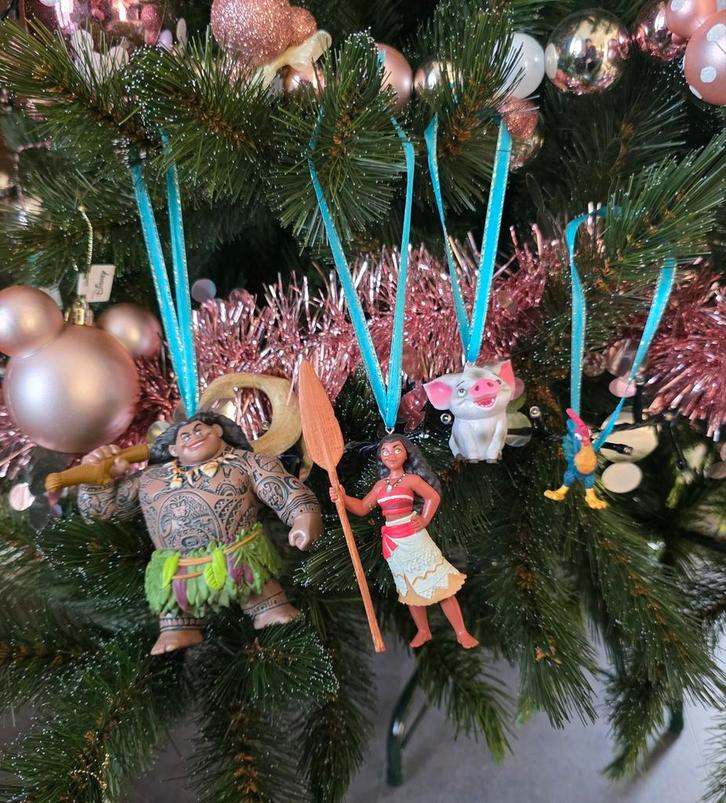 Disney Moana Vaiana set kerst ornamenten ornament kerstbal, Verzamelen, Disney, Nieuw, Beeldje of Figuurtje, Overige figuren, Ophalen of Verzenden
