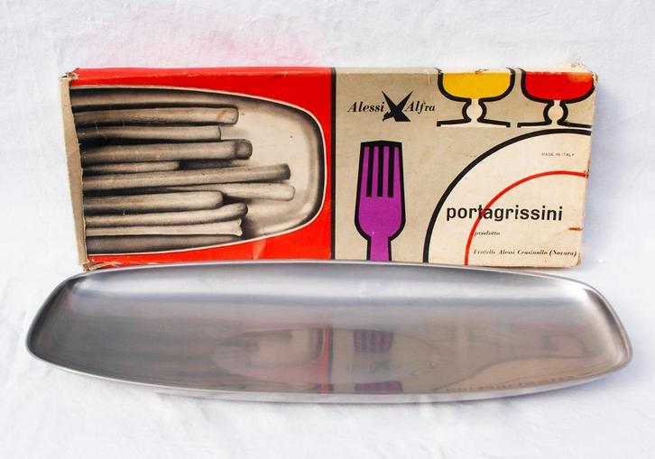 Vintage Alessi schaal met originele doos - Model 2100, Huis en Inrichting, Keuken | Keukenbenodigdheden, Gebruikt, Ophalen of Verzenden