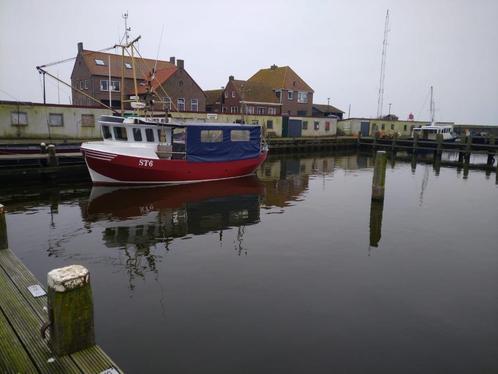 Kotter grote sloep, Watersport en Boten, Motorboten en Motorjachten, Gebruikt, Polyester, 9 tot 12 meter, Diesel, Binnenboordmotor