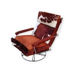 Laat je fauteuil herstofferen in echt koeienhuid !, Ophalen, Nieuw, Minder dan 75 cm, 50 tot 75 cm