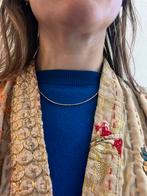 Slangen Collier 45cm 14 karaat goud, Sieraden, Tassen en Uiterlijk, Kettingen, Ophalen of Verzenden, Zo goed als nieuw, Goud, Goud