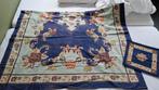 Batik Tafelkleed + 6 Servetten - Indonesisch, Huis en Inrichting, Keuken | Textiel, Ophalen of Verzenden, Gebruikt, Blauw, Tafelkleed of Tafelzeil