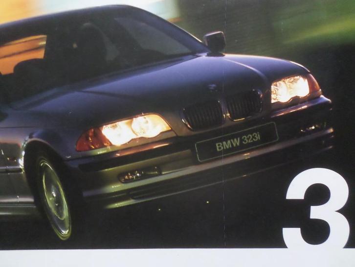 BMW Serie 3 E46 1998 Brochure, Boeken, Auto's | Folders en Tijdschriften, Zo goed als nieuw, BMW, Verzenden