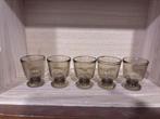 Arcoroc Arcopal France rookglas eierdopjes, 5 stuks, Huis en Inrichting, Keuken | Servies, Ophalen, Glas of Glazen, Overige stijlen
