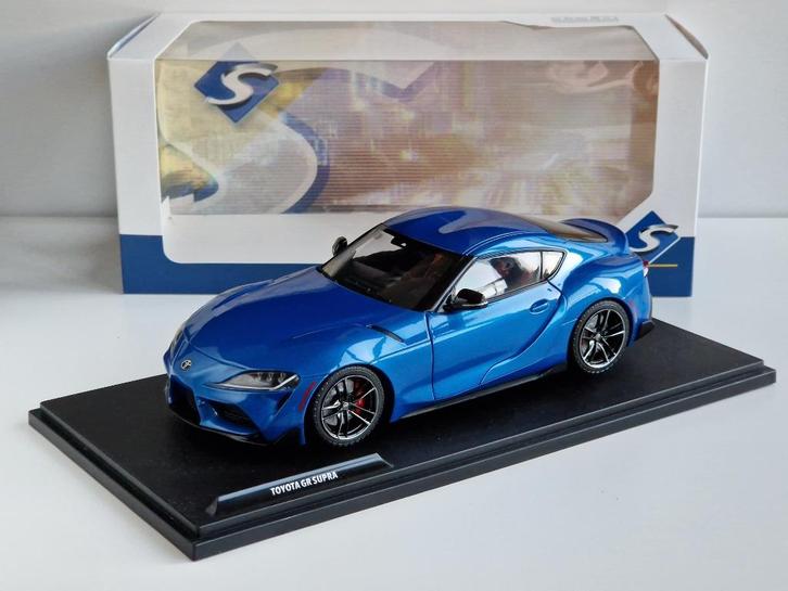 1:18 Solido Toyota GR Supra A90 Horizon Blue, Hobby en Vrije tijd, Modelauto's | 1:18, Zo goed als nieuw, Auto, Solido, Ophalen of Verzenden