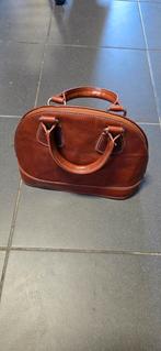 Vera Pelle Italiaans Design Tas, Gebruikt, Bruin, Minder dan 40 cm, Minder dan 35 cm