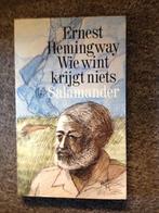 Wie wint krijgt niets; door Ernest Hemingway, Gelezen, Ernest Hemingway, Ophalen of Verzenden, Amerika