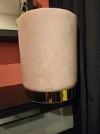 Roze velvet krukje, Huis en Inrichting, Krukjes, Ophalen of Verzenden, Zo goed als nieuw, Hout
