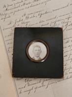 Antiek houten fotolijstje / Victoriaans / Napoleon III brons, Antiek en Kunst, Antiek | Woonaccessoires, Ophalen of Verzenden