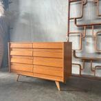 Oude lade ladekast, jiroutek, vintage kast, jaren 60, Ophalen, 5 laden of meer, 50 tot 100 cm, Zo goed als nieuw