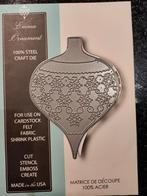 Emma  ornament kerst kwaliteits mal/ stencil kaart maken, Ophalen of Verzenden, Zo goed als nieuw, Kerst, Pons of Mal