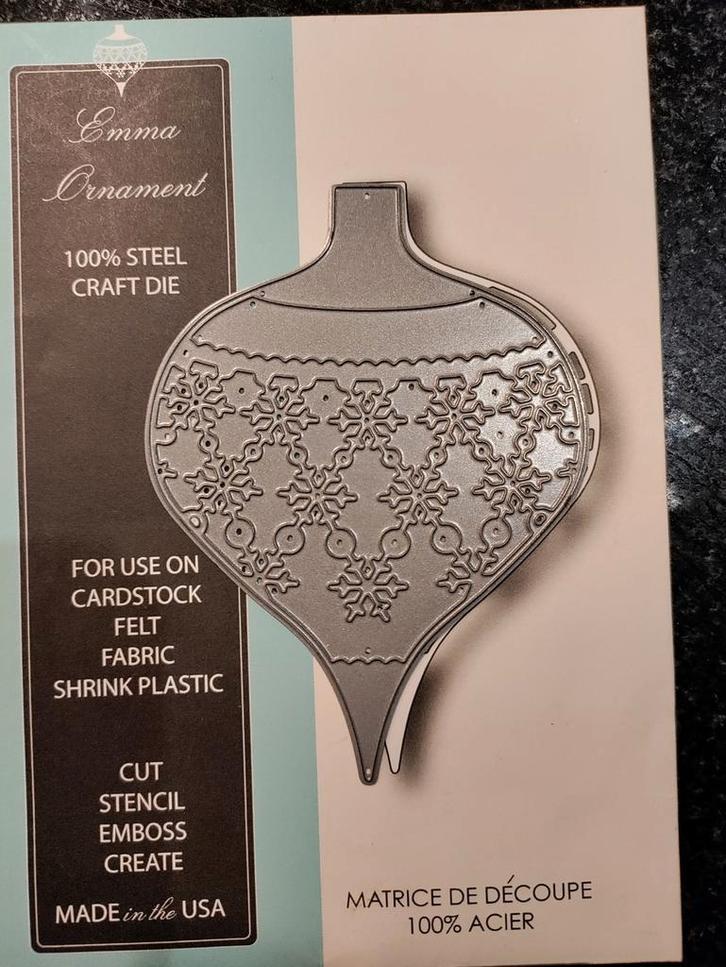 Emma  ornament kerst kwaliteits mal/ stencil kaart maken, Hobby en Vrije tijd, Kaarten | Zelf maken, Zo goed als nieuw, Pons of Mal