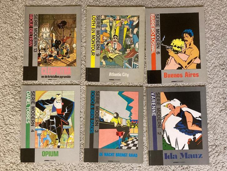 Serie Modern - 6 albums - Samen 6 euro, Boeken, Stripboeken, Gelezen, Meerdere stripboeken, Ophalen of Verzenden