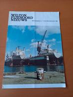 Tijdschrift " Wilton Fijenoord nieuws " no 11 nov/dec 1982, Ophalen of Verzenden, Gebruikt, Motorboot of Zeilboot, Boek of Tijdschrift