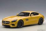 1:18 autoart mercedes amg gts geel nieuw in doos, Ophalen of Verzenden, Nieuw, Auto, Autoart