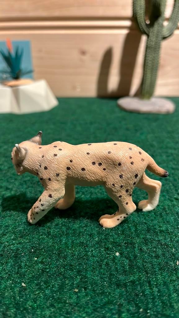 Schleich lynx, Verzamelen, Ophalen of Verzenden, Zo goed als nieuw, Dier