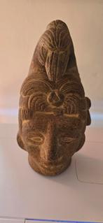 Terracotta sculptuur van oude Maya king Pascal Palenque, Antiek en Kunst, Ophalen of Verzenden