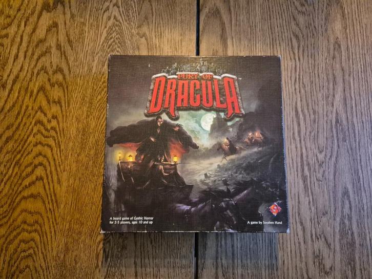 Bordspel Fury of Dracula (Second Edition, 2005), Hobby en Vrije tijd, Gezelschapsspellen | Bordspellen, Gebruikt, Vijf spelers of meer