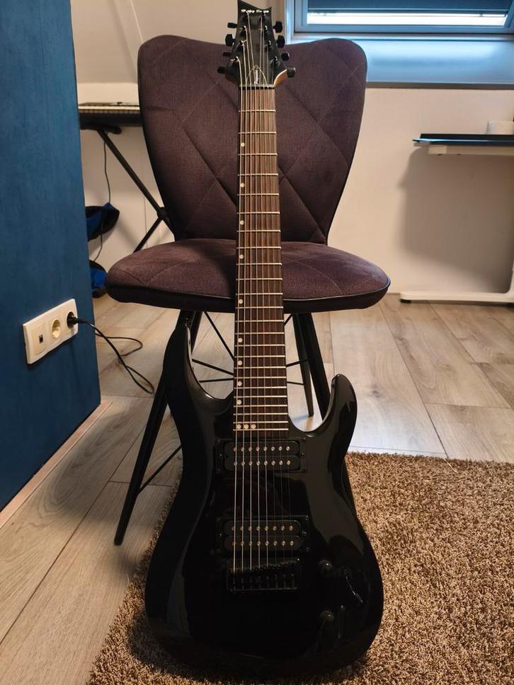 Harley Benton 8string, Muziek en Instrumenten, Snaarinstrumenten | Gitaren | Elektrisch, Zo goed als nieuw, Solid body, Overige merken