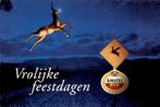 promotiekaart Amstel bier, vrolijke feestdagen, Verzenden, 1980 tot heden, Ongelopen, Overige thema's