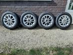 Mercedes lichtmetalen velgen met winterbanden, Ophalen, Velg(en), 17 inch, Winterbanden