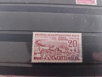 Württemberg-Hohenzollern, Michel 39 gestempeld, 10% beschikbaar voor biedingen