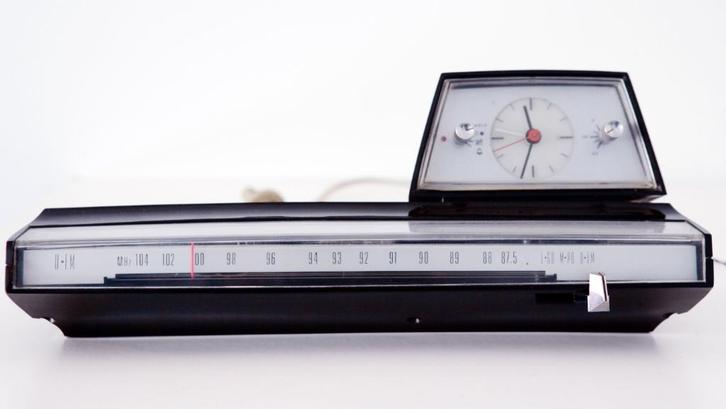 Philips 22 RS 274 Space-Age wekker analoge wekkerradio, Audio, Tv en Foto, Radio's, Gebruikt, Radio, Ophalen of Verzenden