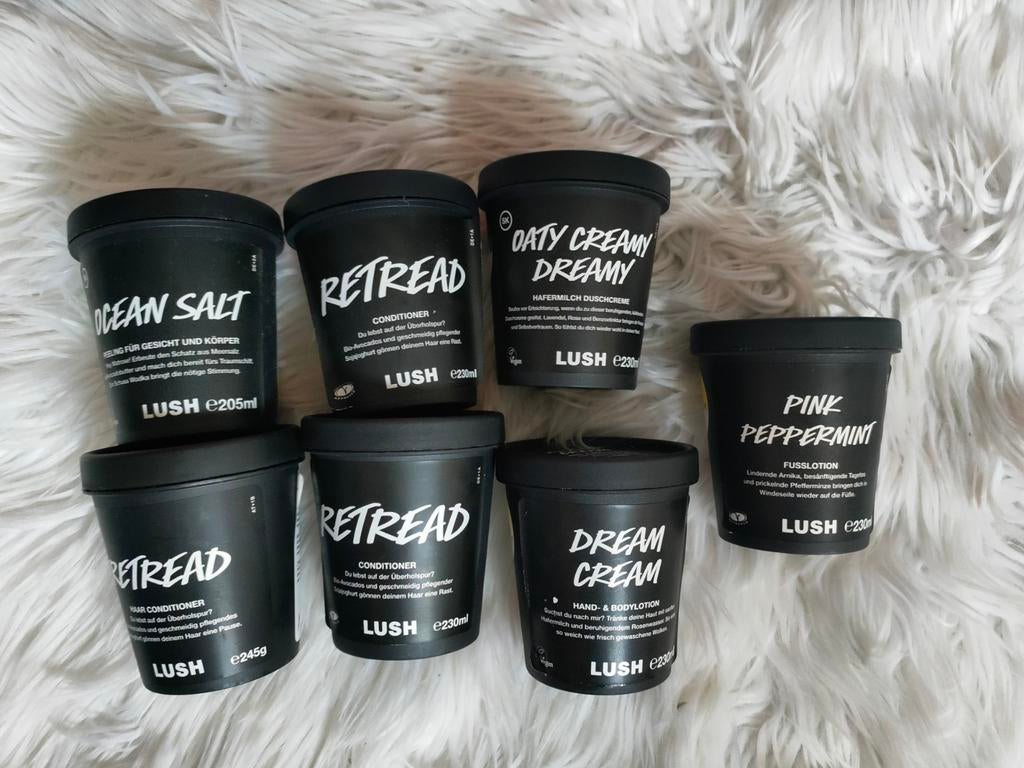 Lush Retread Ocean Salt Dream Cream Oaty Pink Peppermint new, Sieraden, Tassen en Uiterlijk, Uiterlijk | Lichaamsverzorging, Ophalen of Verzenden