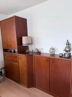 Vintage ruim Hülsta Wandmeubel, wandkast, Huis en Inrichting, Kasten | Buffetkasten, Ophalen, Gebruikt, 200 cm of meer, 150 tot 200 cm