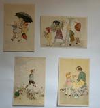 Voor het kind 1948 4 prachtige kaarten T. Styrum, Verzamelen, Ansichtkaarten | Themakaarten, Ophalen of Verzenden, 1940 tot 1960