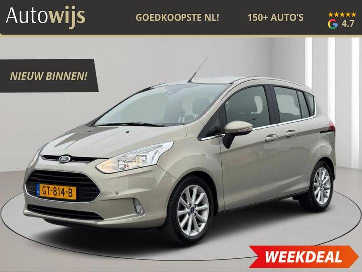 Ford B-Max 1.6 TI-VCT Titanium|1e EIG|Camera|Xenon|Dealer on, Auto's, Ford, Bedrijf, Te koop, B-Max, ABS, Achteruitrijcamera, Airbags
