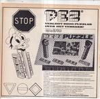 Retro reclame 1977 Pez snoep in Donald Duck houder, Verzamelen, Overige typen, Ophalen of Verzenden