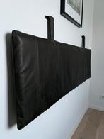 Nahka hoofdbord of kussen 160x50 cm - kleur donkergroen, Ophalen, Tweepersoons, Zo goed als nieuw, 200 cm